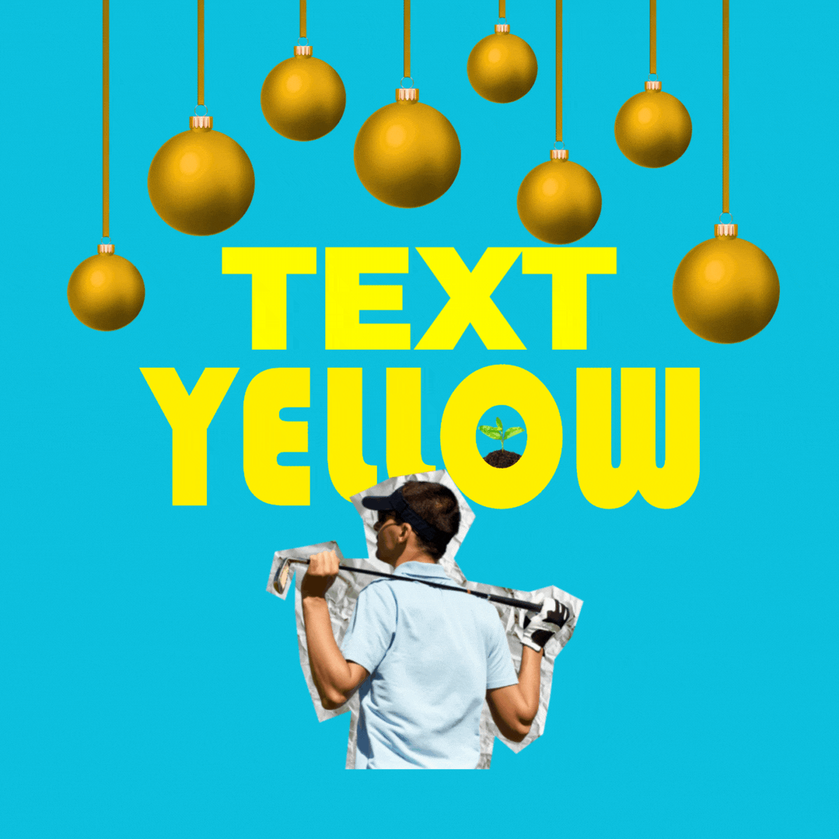 Yellow themed collage animation